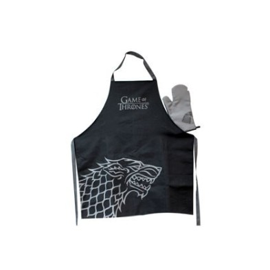 STARK DELANTAL Y MANOPLA GAME OF THRONES
