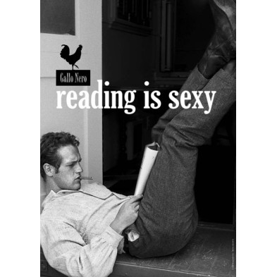 Póster - Reading is sexy Paul Newman