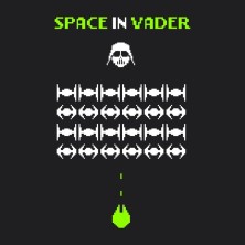 CAMISETA SPACE IN VADER TALLA M - GAMBA TARONJA