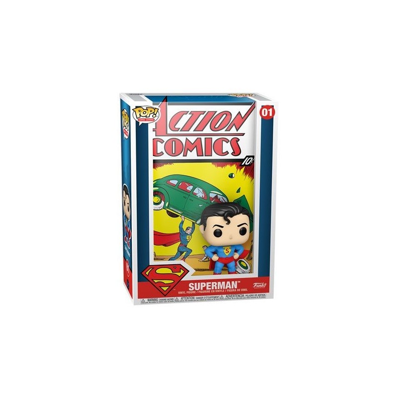 DC Comics POP! Comic Cover Vinyl Figura Superman Action Comic 9 cm