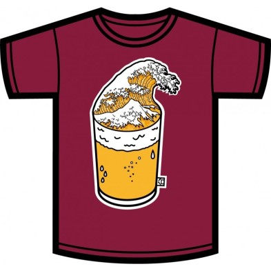CAMISETA DR UEEE CAÑA GRANATE XL