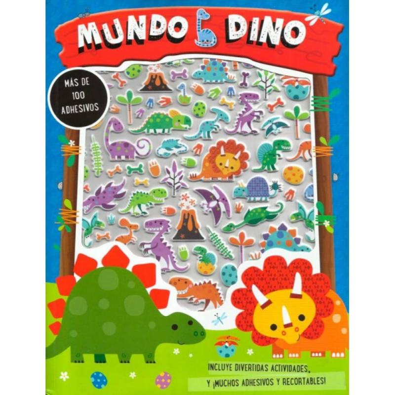 MUNDO DINO LIBRO DE ACTIVIDADES FIELTRO 3-D