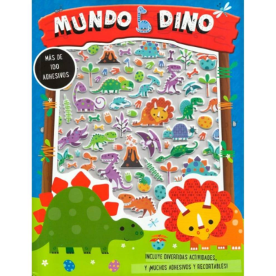 MUNDO DINO LIBRO DE ACTIVIDADES FIELTRO 3-D