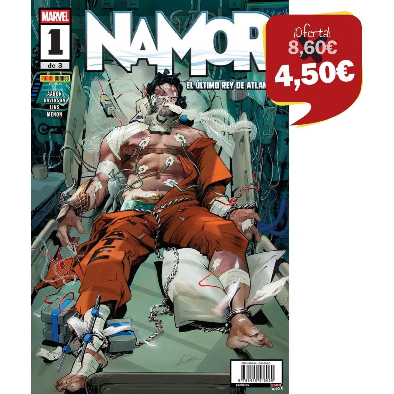 NAMOR: EL ÚLTIMO REY DE ATLANTIS 1 DE 3