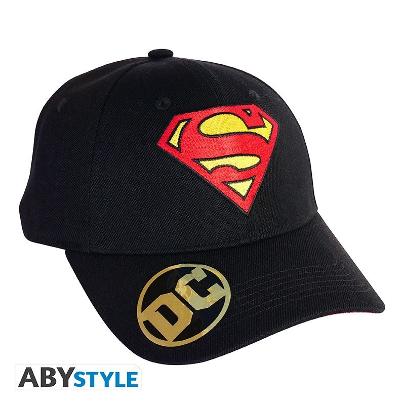 DC COMICS - Gorra Black Superman logo