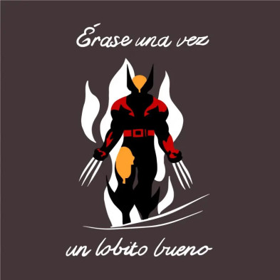 CAMISETA GAMBA TARONJA LOBITO BUENO TALLA M