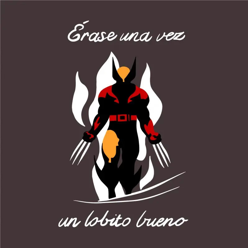CAMISETA GAMBA TARONJA LOBITO BUENO TALLA S