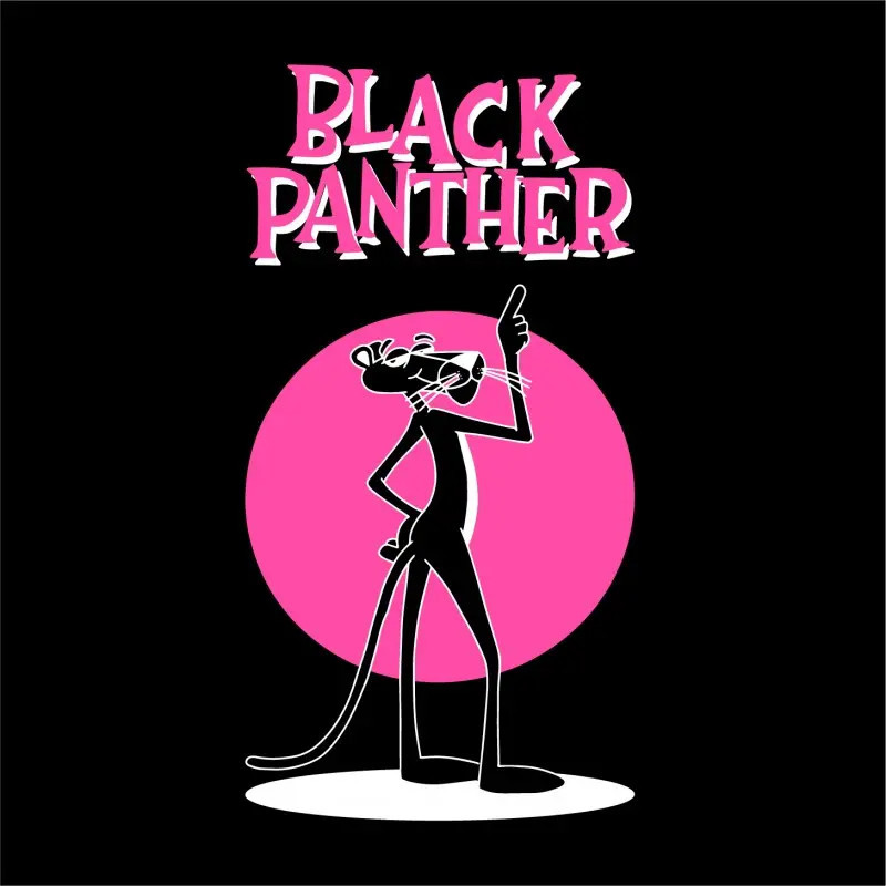 CAMISETA GAMBA TARONJA BLACK PANTHER TALLA S