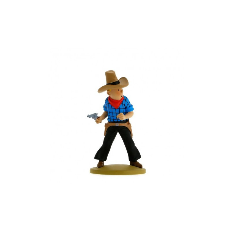FIGURA TF1 RESINA - TINTÍN COWBOY