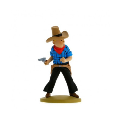 FIGURA TF1 RESINA - TINTÍN COWBOY