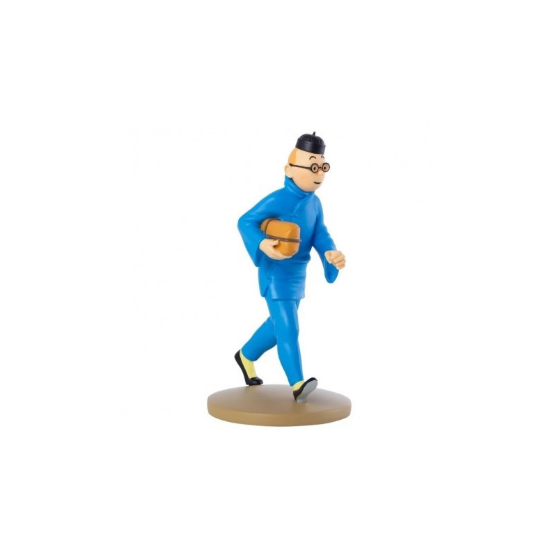 FIGURA TF1 RESINA - TINTIN LOTO CON UN PAQUETE