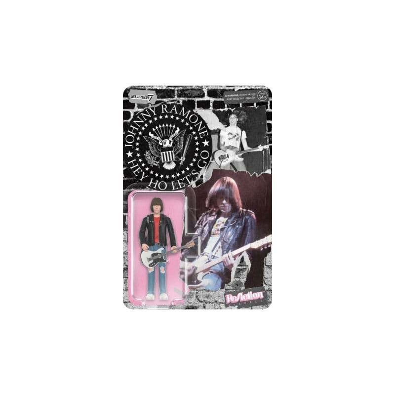 Johnny Ramone Figura ReAction Wave 01 Johnny Ramone 10 cm
