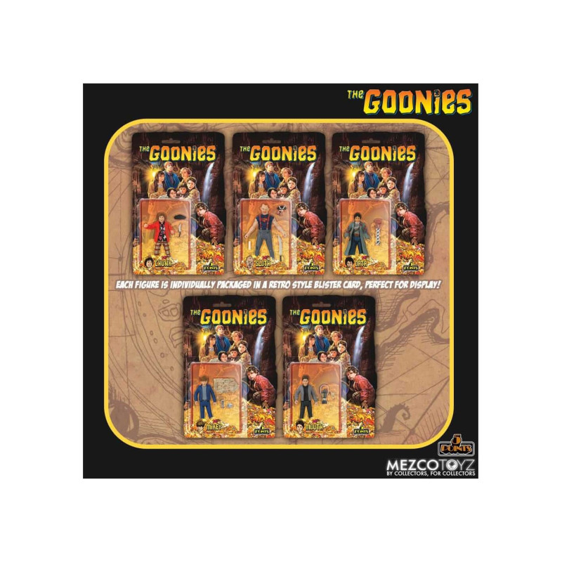 PACK FIGURAS LOS GOONIES - 5 POINTS - MEZCO TOYZ