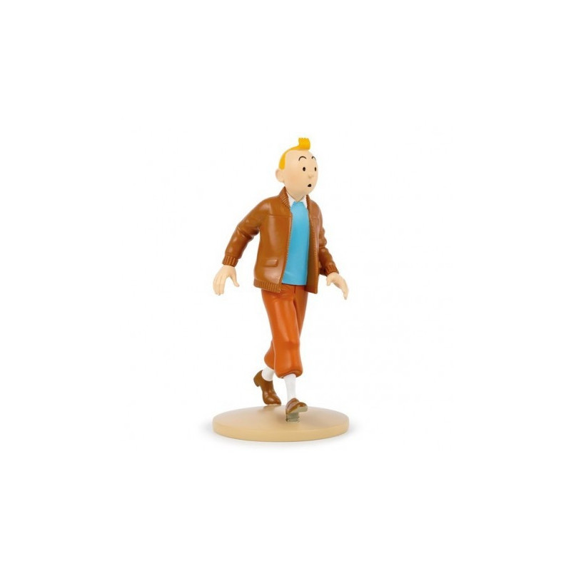 FIGURA TF1 RESINA - TINTÍN CON CHAQUETA DE AVIADOR
