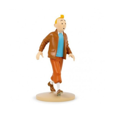 FIGURA TF1 RESINA - TINTÍN CON CHAQUETA DE AVIADOR
