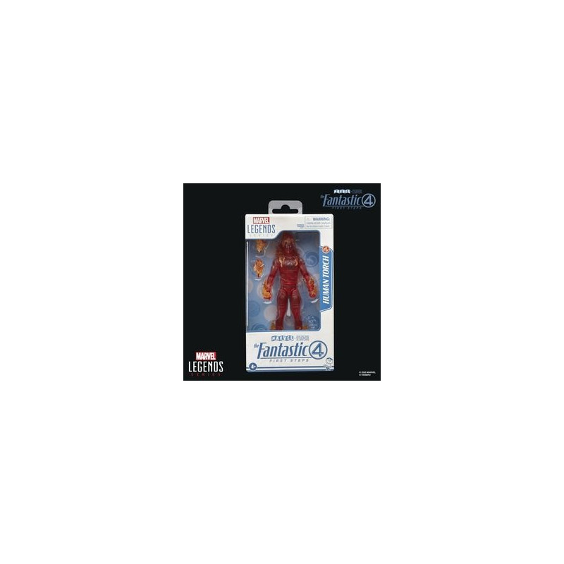 HUMAN TORCH FIGURA 15 cm THE FANTASTIC 4: FIRST STEPS MARVEL LEGENDS SERIES