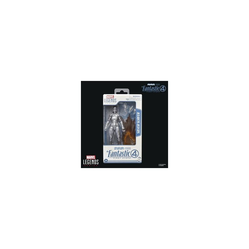 SILVER SURFER FIGURA 15 cm THE FANTASTIC 4: FIRST STEPS MARVEL LEGENDS SERIES