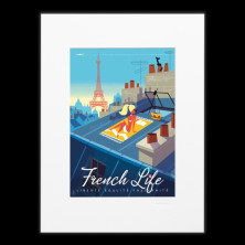 30x40 cm MONSIEUR Z FRENCH LIFE