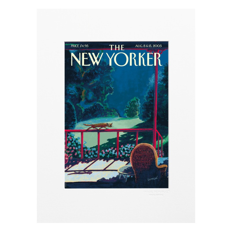 30x40 cm THE NEWYORKER 156 SEMPE CATS NIGHT 121206