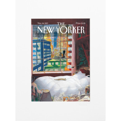 30x40 cm THE NEWYORKER 226 SEMPE CAT SLEEPING BY THEWINDOW 45742