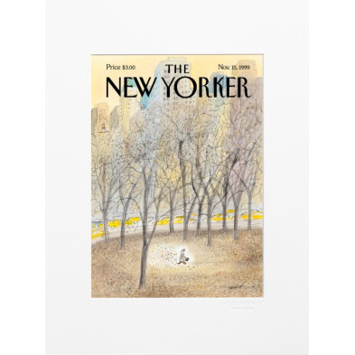 30x40 cm THE NEWYORKER 252 1999 SEMPE LEAVES IN THEPARK 51009