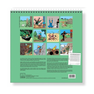 CALENDARIO 2026 TINTÍN