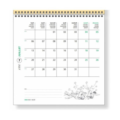 CALENDARIO 2026 TINTÍN