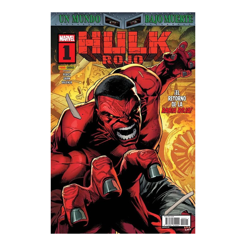 UN MUNDO BAJO MUERTE, HULK ROJO 01