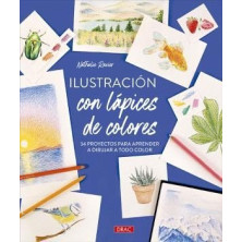 Ilustración con lápices de colores