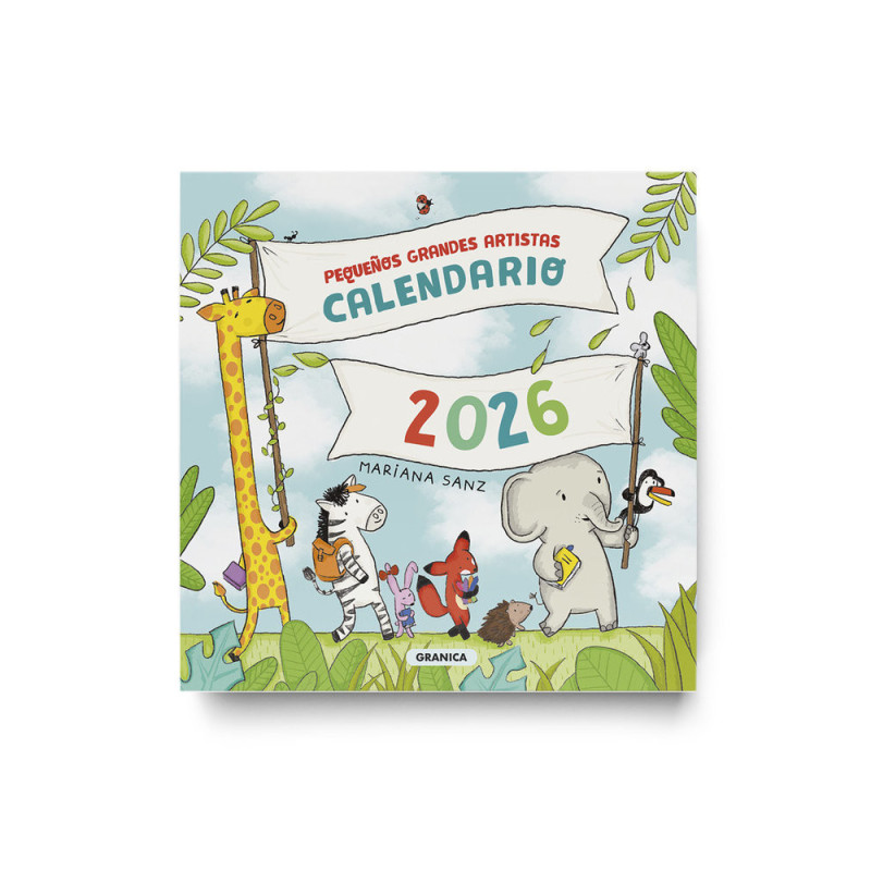 Pequeños grandes artistas 2026, calendario de pared