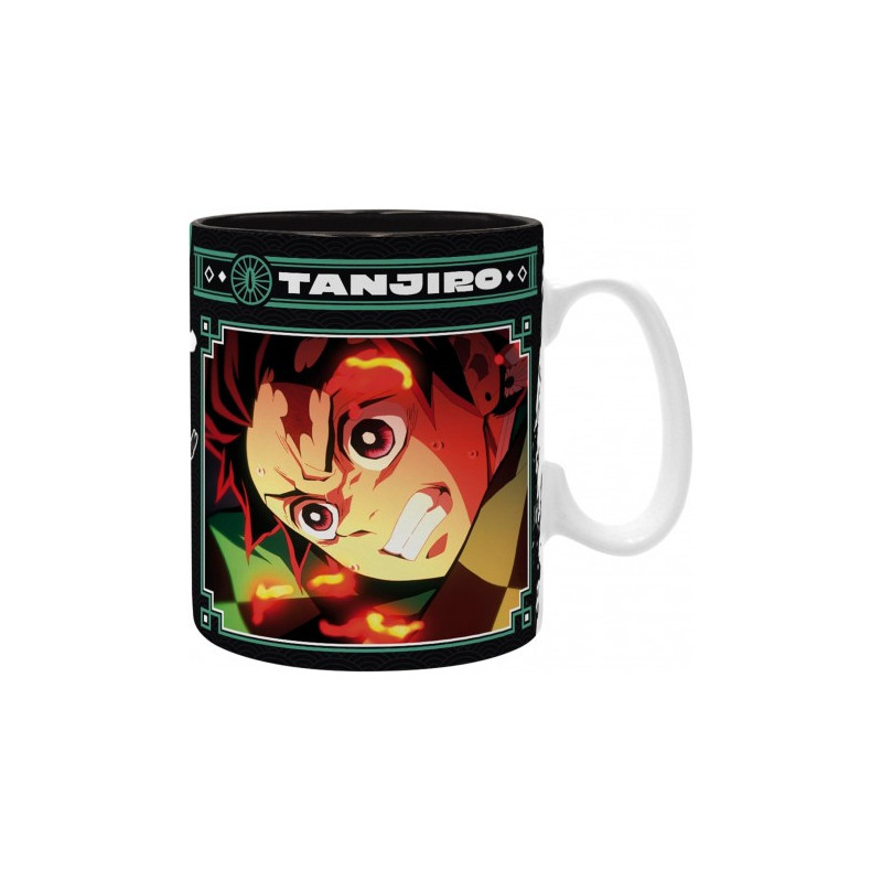 Taza Demon Slayer Tanjiro Black & Green