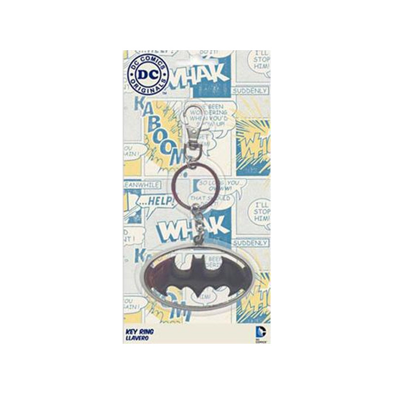 LOGO LLAVERO MOSQUETON BATMAN