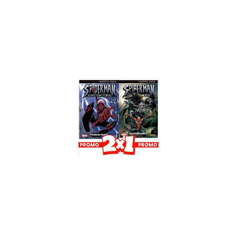MARVEL SAGA SPIDERMAN UNLIMITED 2X1 (Nº1 Y Nº2)