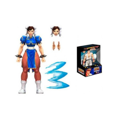 FIGURA STREETFIGHTER II CHUN LI BLUE AF