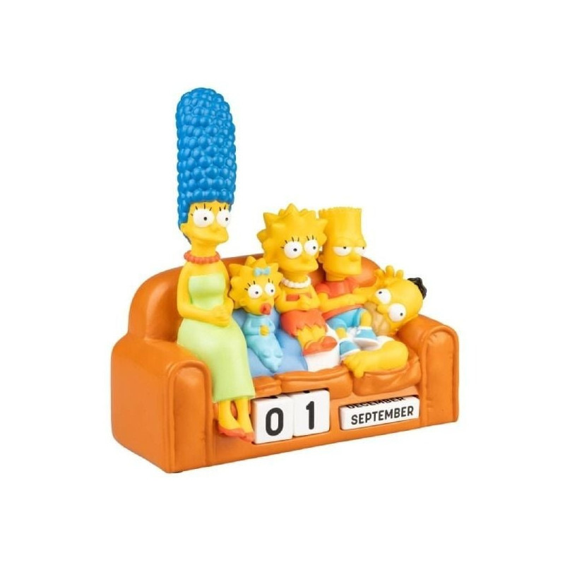 CALENDARIO PERPETUO 3D THE SIMPSONS FAMILIA