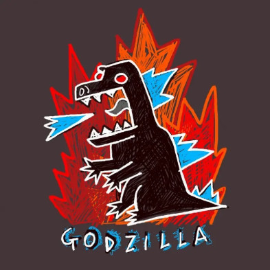 GAMBA TARONJA GODZILLA Talla L