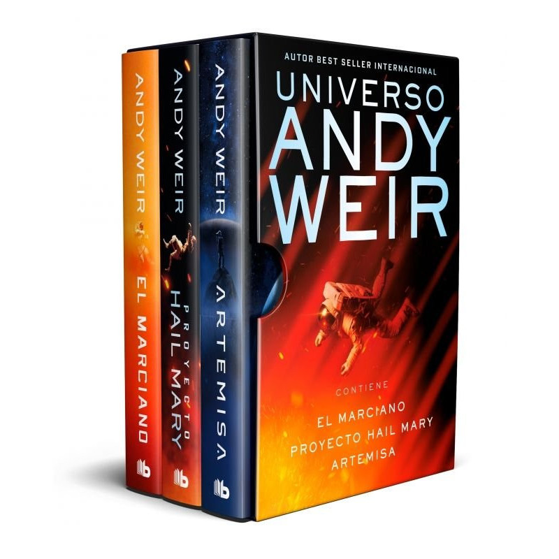 Universo Andy Weir. Estuche con: El marciano | Proyecto Hail Mary | Artemisa