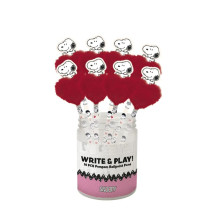 BOLÍGRAFOS CON POMPON SNOOPY LOVE SEASON