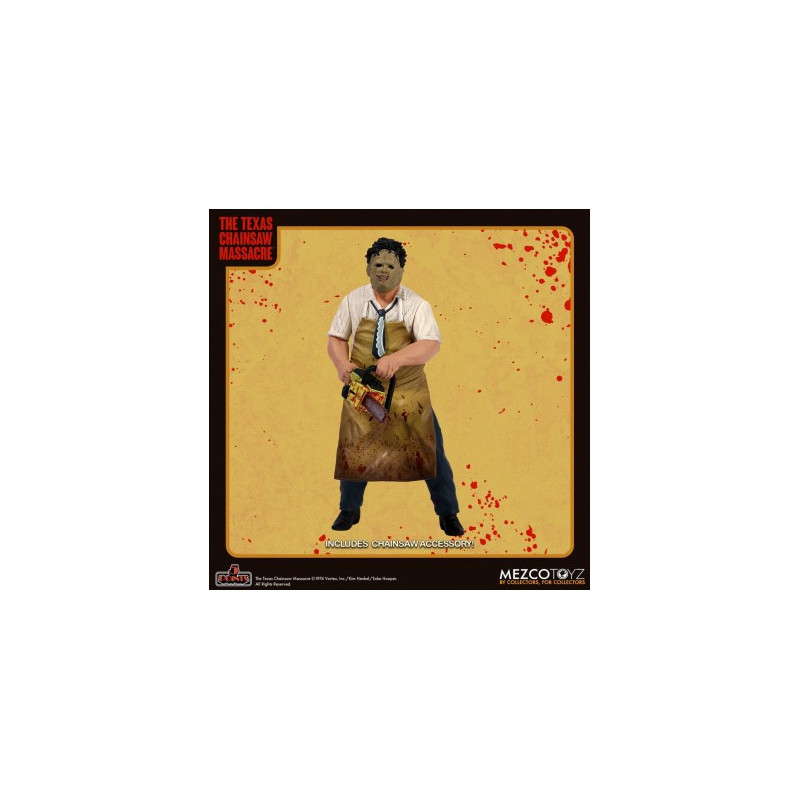 LEATHERFACE FIGURA 9,5 cm THE TEXAS CHAINSAW MASSACRE 1974 FIVE POINTS