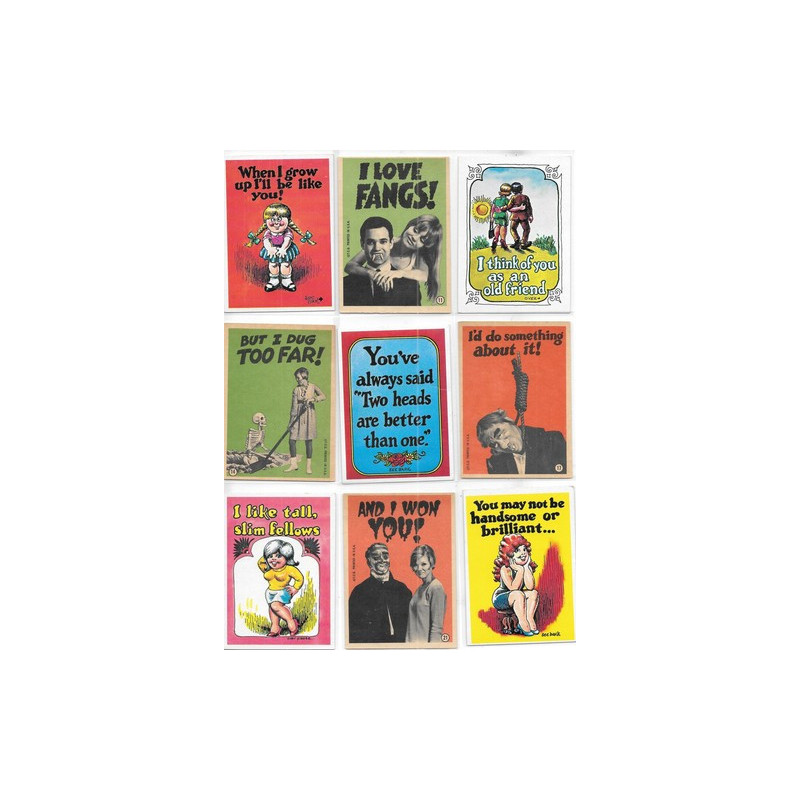 MONSTERS GRETTING CARDS 1965 (ROBERT CRUMB) COLECCIÓN COMPLETA FACSIMIL