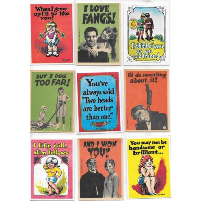 MONSTERS GRETTING CARDS 1965 (ROBERT CRUMB) COLECCIÓN COMPLETA FACSIMIL