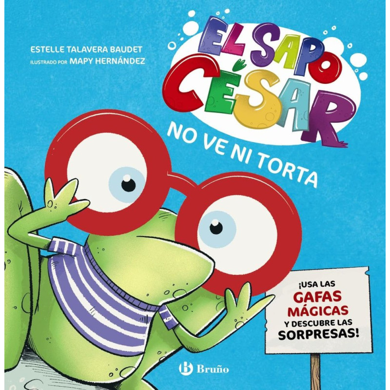 El sapo César no ve ni torta