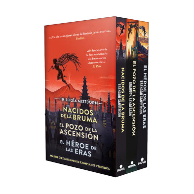 Estuche Trilogía Original Mistborn (Nacidos de la Bruma | El Pozo de la Ascensión | El Héroe de las Eras)
