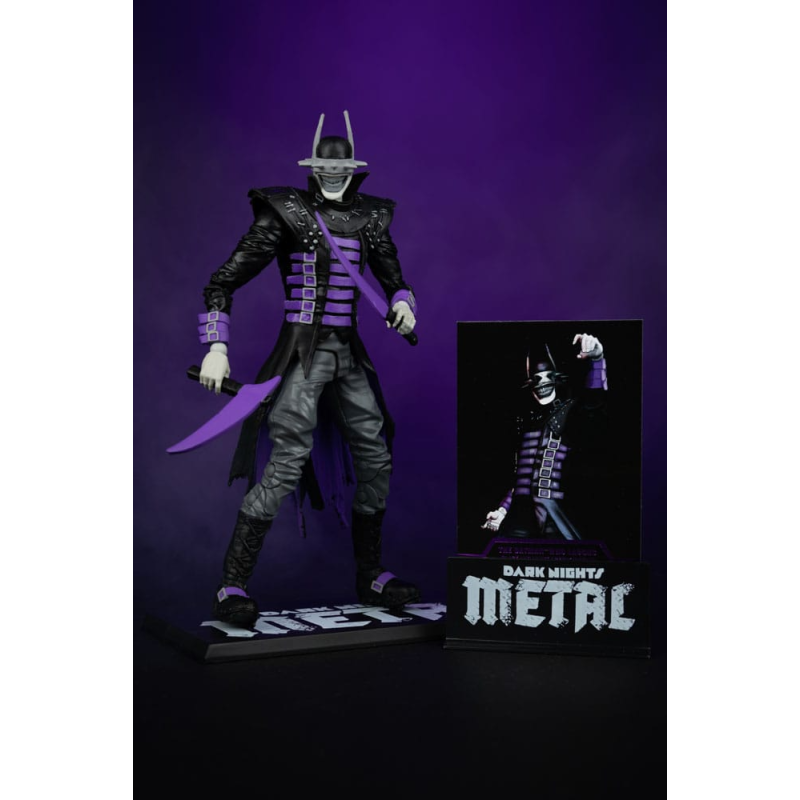 THE BATMAN WHO LAUGHS FIGURA 18 cm DC DARKS NIGHTS GOLD LEVEL COLLECTION