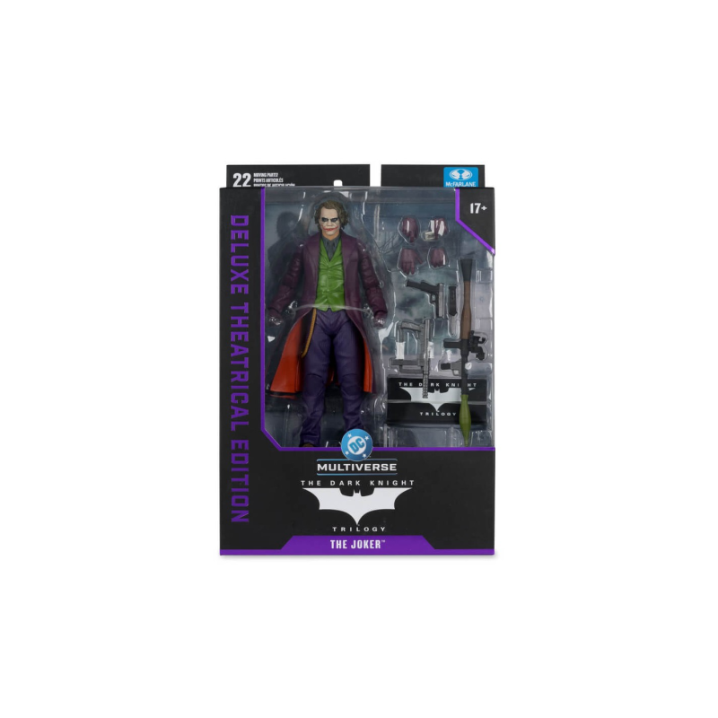 THE JOKER FIGURA 18 cm THE DARK KNIGHT DC MULTIVERSE DELUXE THEATRICAL EDITION