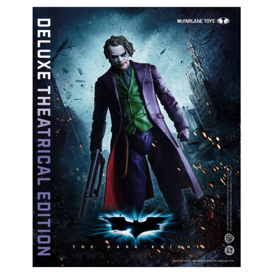 THE JOKER FIGURA 18 cm THE DARK KNIGHT DC MULTIVERSE DELUXE THEATRICAL EDITION