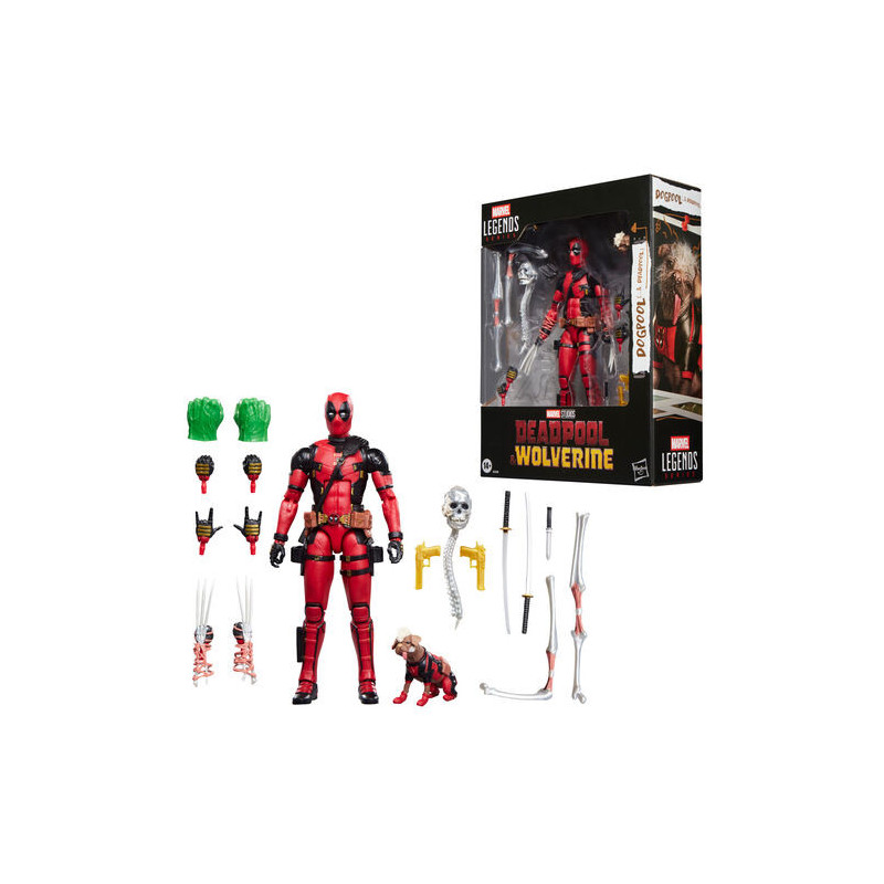 DEADPOOL & DOGPOOL FIGURAS 15 cm DEADPOOL & WOLVERINE MARVEL LEGENDS SERIES