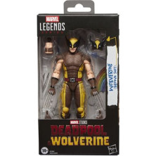 WOLVERINE BROWN SUIT FIGURA 15 cm DEADPOOL & WOLVERINE MARVEL LEGENDS SERIES