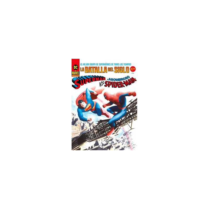 SUPERMAN VS. EL ASOMBROSO SPIDERMAN. PORTADA ALEX ROSS DC-MARVEL TREASURY