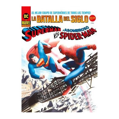 SUPERMAN VS. EL ASOMBROSO SPIDERMAN. PORTADA ALEX ROSS DC-MARVEL TREASURY